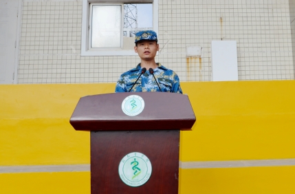 军训教官代表王天祥同志发言 军训教官代表王天祥同志发言